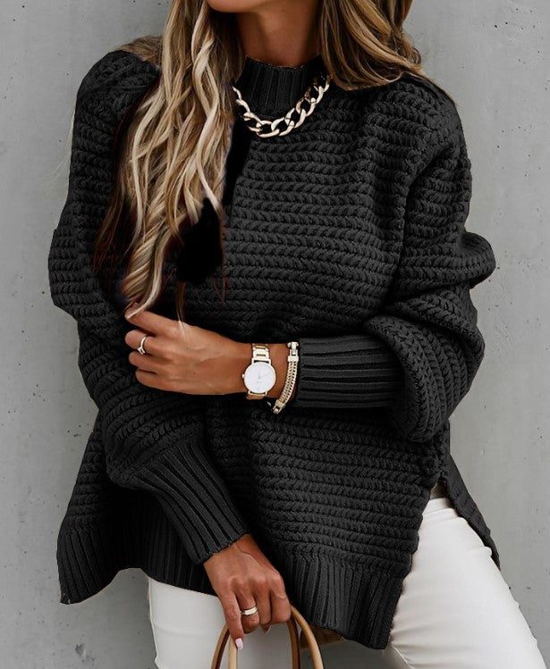 Damen Kuscheliger Strickpullover mit modischem Strukturmuster Krohn-e
