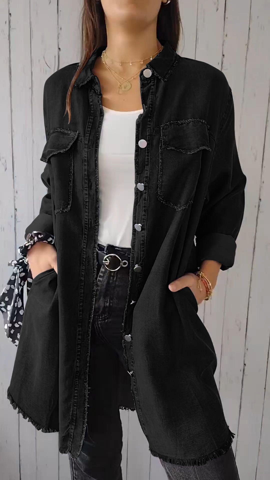 Krohn-e | Bequeme Denimjacke