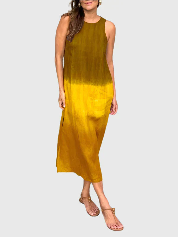 KROHN-E Damen Kleid Bedruckt Schmeichelhafte Passform Vielseitiges Design