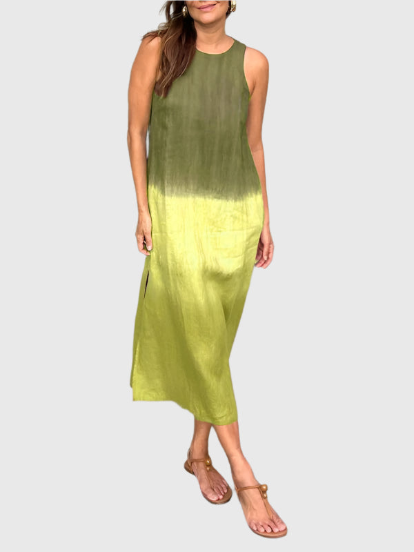 KROHN-E Damen Kleid Bedruckt Schmeichelhafte Passform Vielseitiges Design