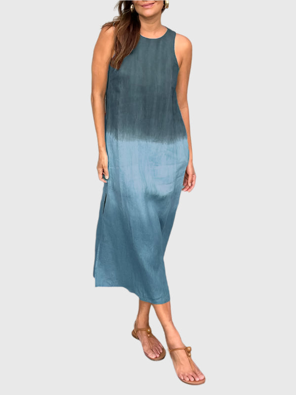 KROHN-E Damen Kleid Bedruckt Schmeichelhafte Passform Vielseitiges Design