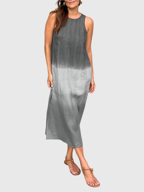 KROHN-E Damen Kleid Bedruckt Schmeichelhafte Passform Vielseitiges Design