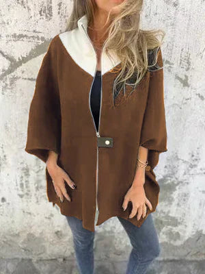 Krohn-e | Stehkragenjacke mit Halbem Reißverschluss