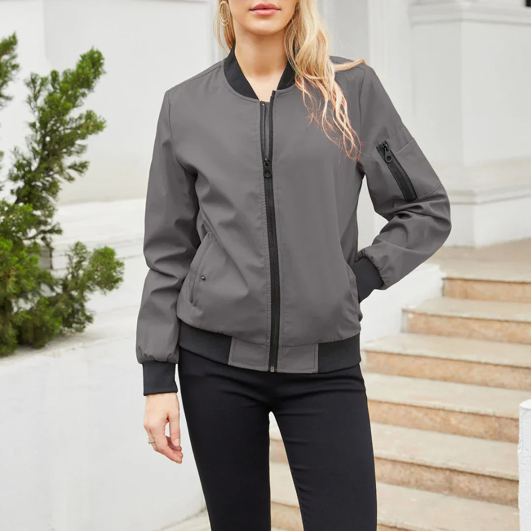 Avelena Damen Bomberjacke: lässiger Style