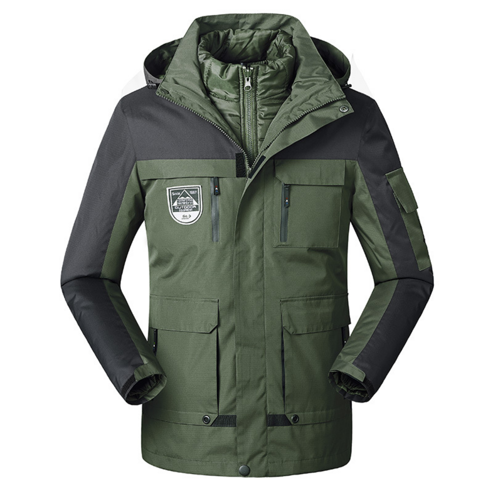 Krohn-e | Gestepptes Double-Jacket - Veil