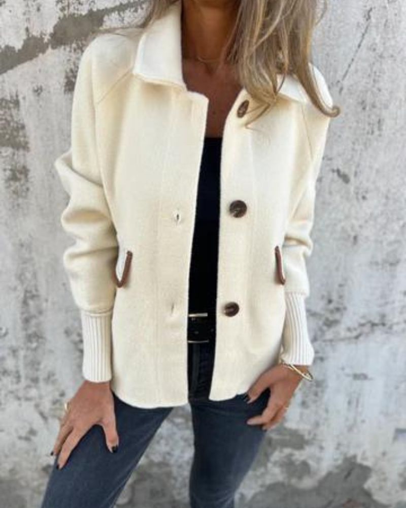 Krohn-e | Lässige Revers Einreiher Jacke