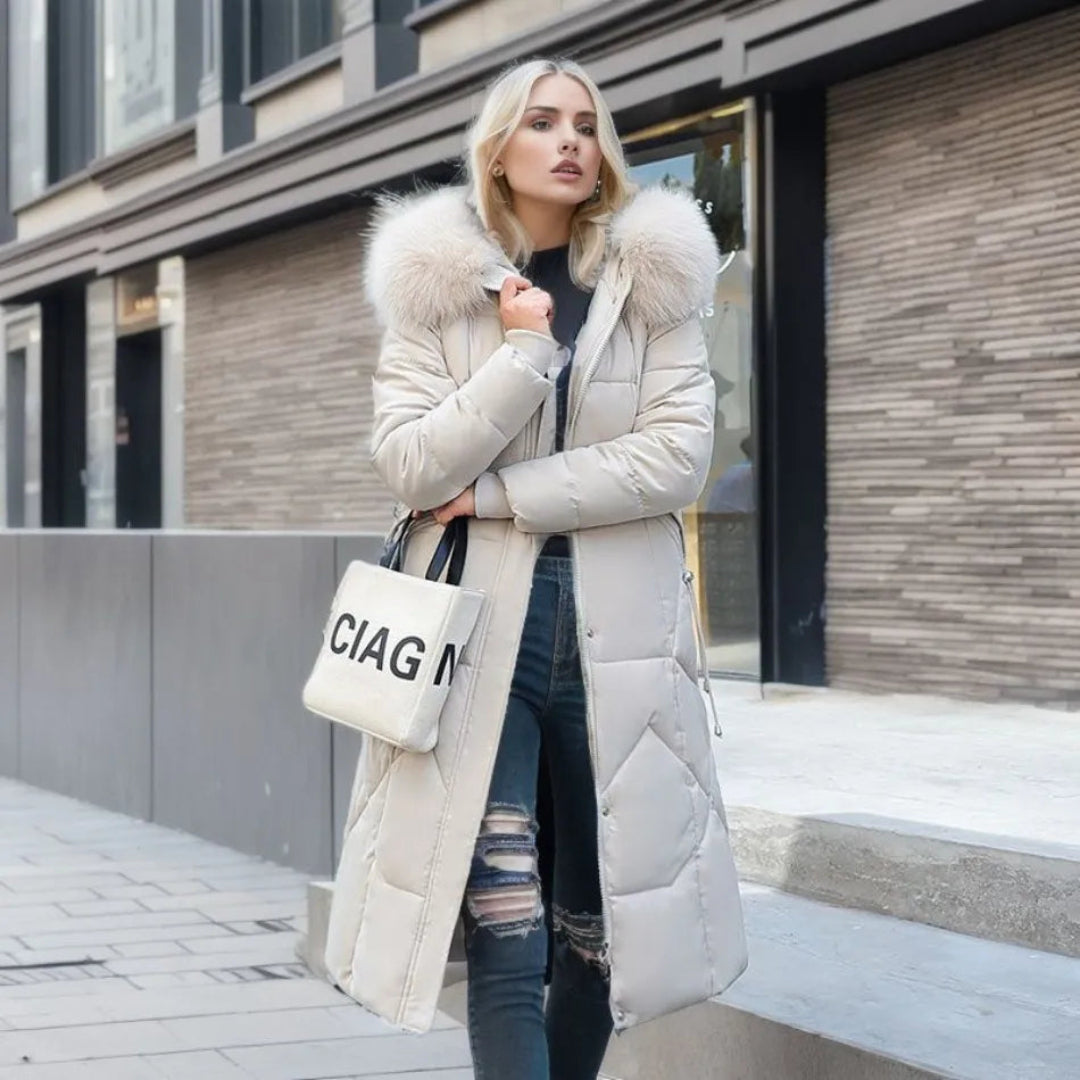 Krohn-e | Damen Winter Parka Jacke - Lange