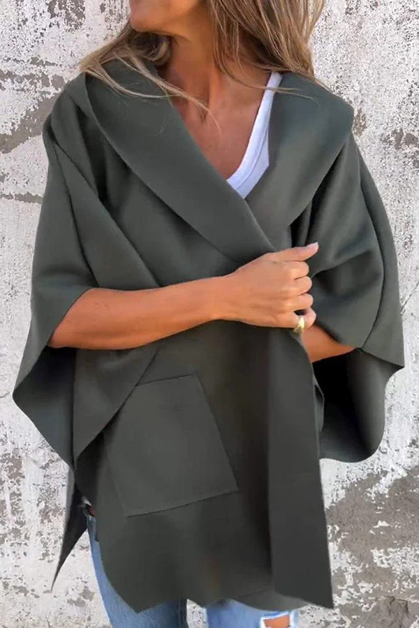 Krohn-e | Übergroßer Losvallender Cape Mantel Damen