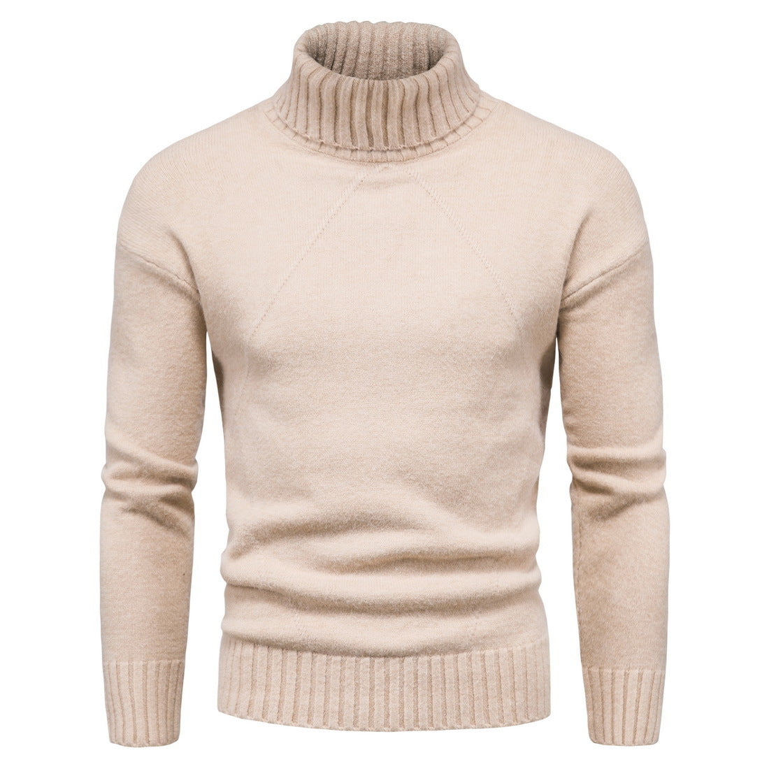 Damen Hochwertiger Rollkragenpullover mit luxuriösem Strickmuster Krohn-e