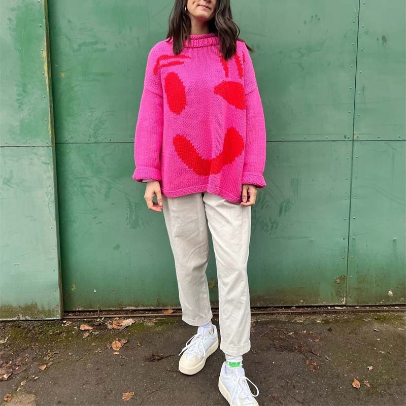 Krohn-e | Smiley Strickpullover