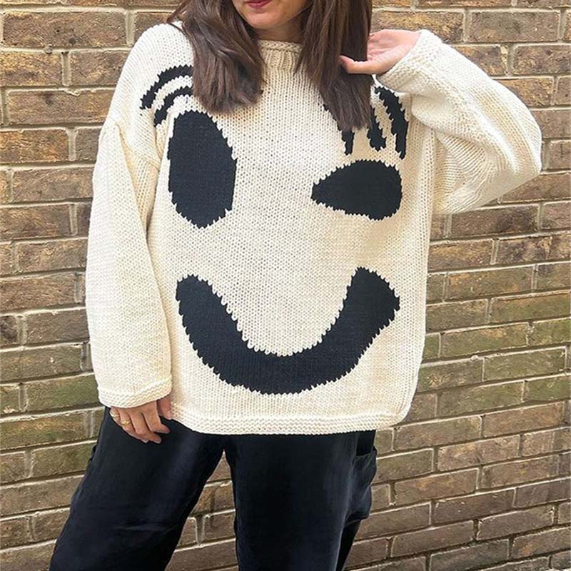 Krohn-e | Smiley Strickpullover