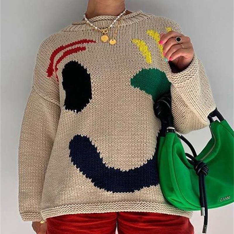 Krohn-e | Smiley Strickpullover