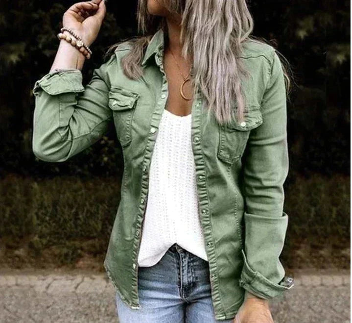 Krohn-e | Lässige Denim Weichjacke