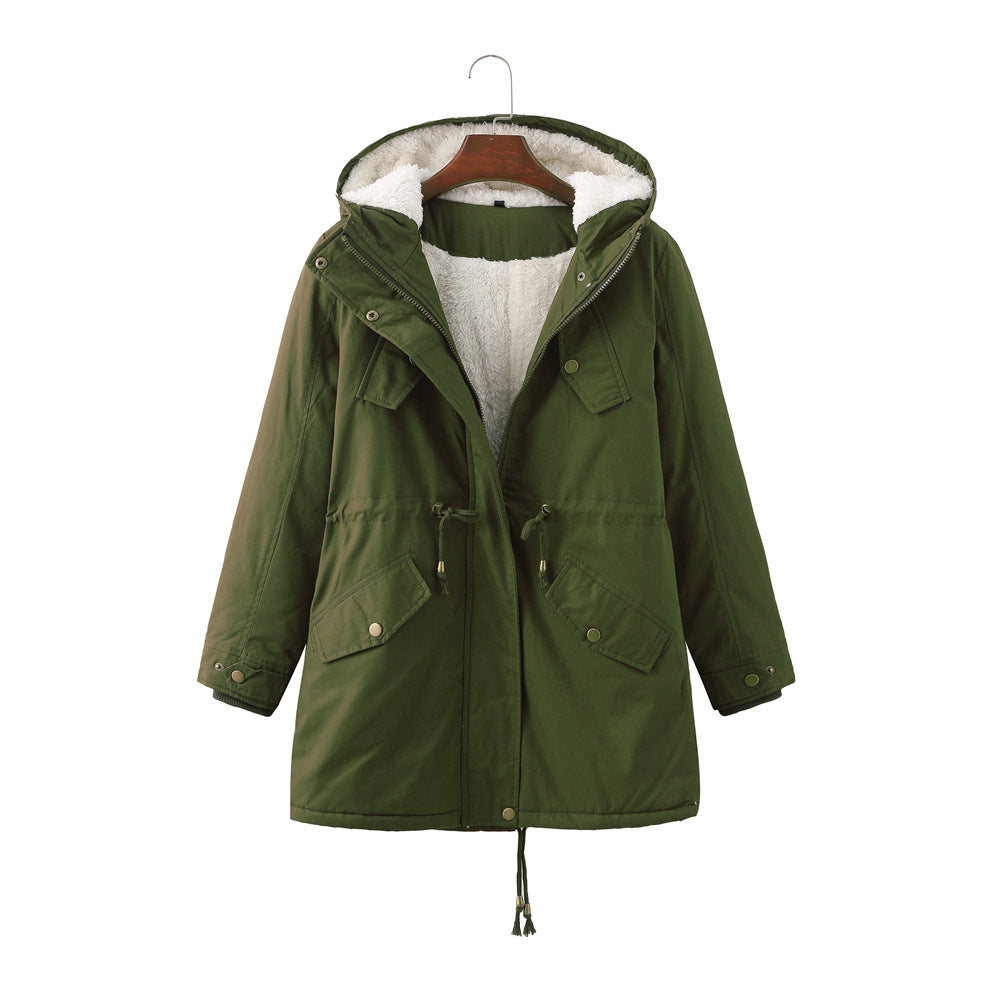 Damen warm gefütterte Parka-Jacke Krohn-e