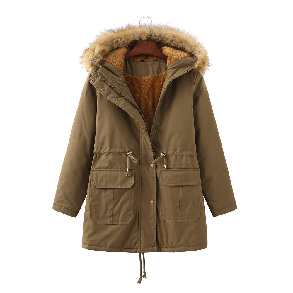 Damen warm gefütterte Parka-Jacke Krohn-e