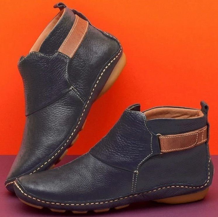 Damen Elegante Komfort-Stiefeletten aus hochwertigem Krohn-e
