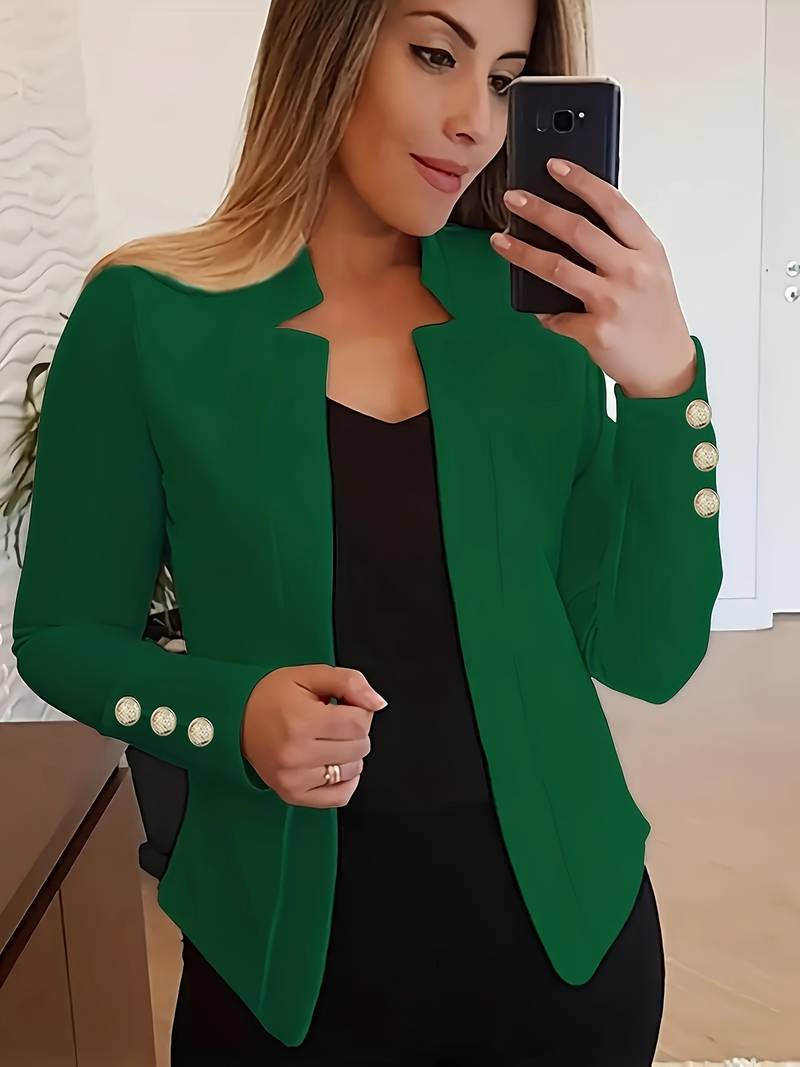 Krohn-e | Freizeit Damen Blazer Mit Knöpfen