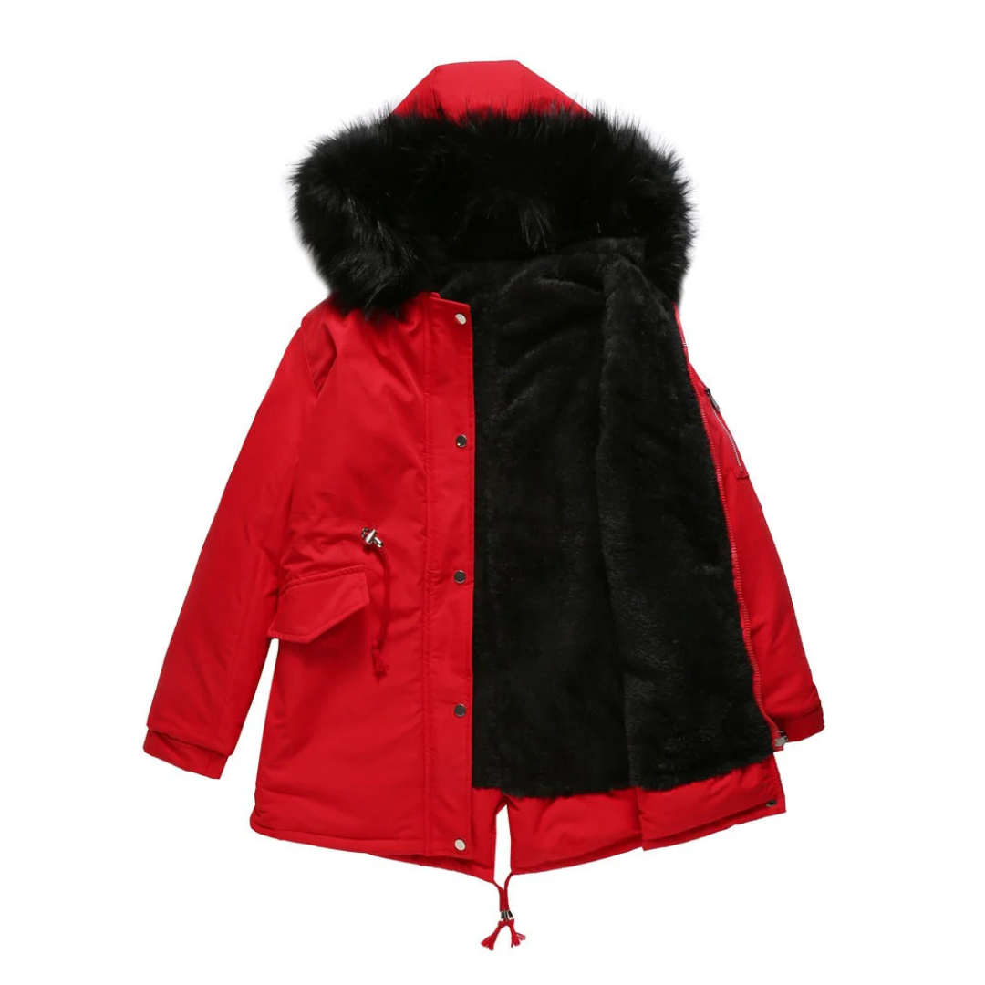 Krohn-e | Winter Parka Jacke Niedrigknöpfen