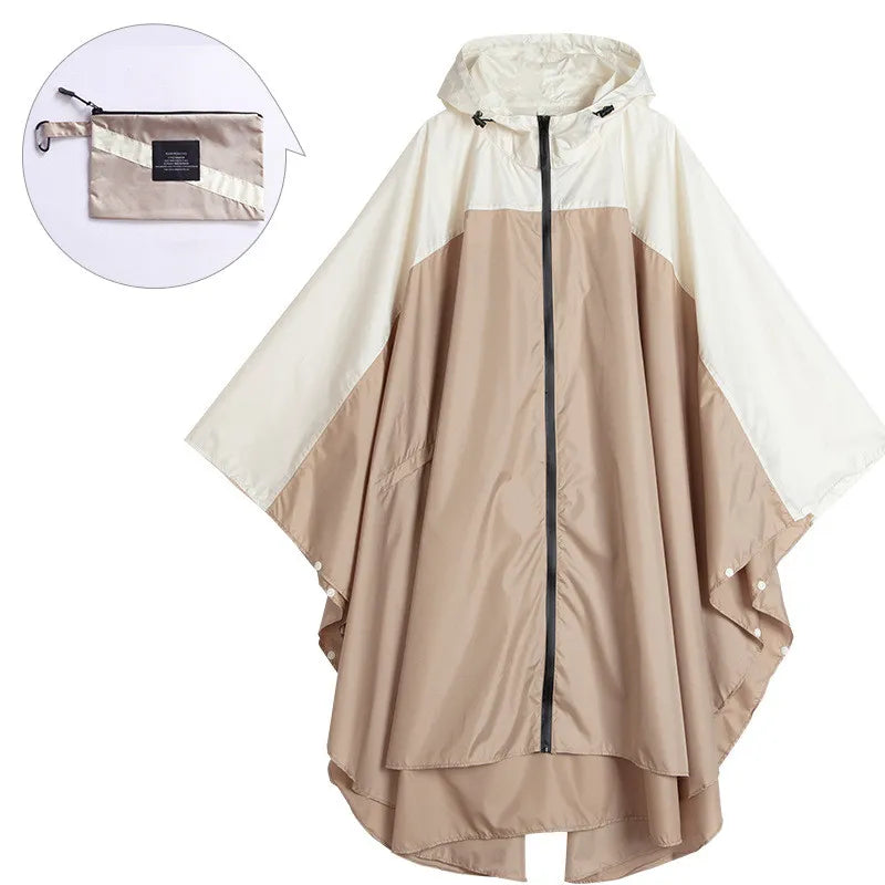 Krohn-e | Wasserdichter Unisex-Poncho mit Kapuze