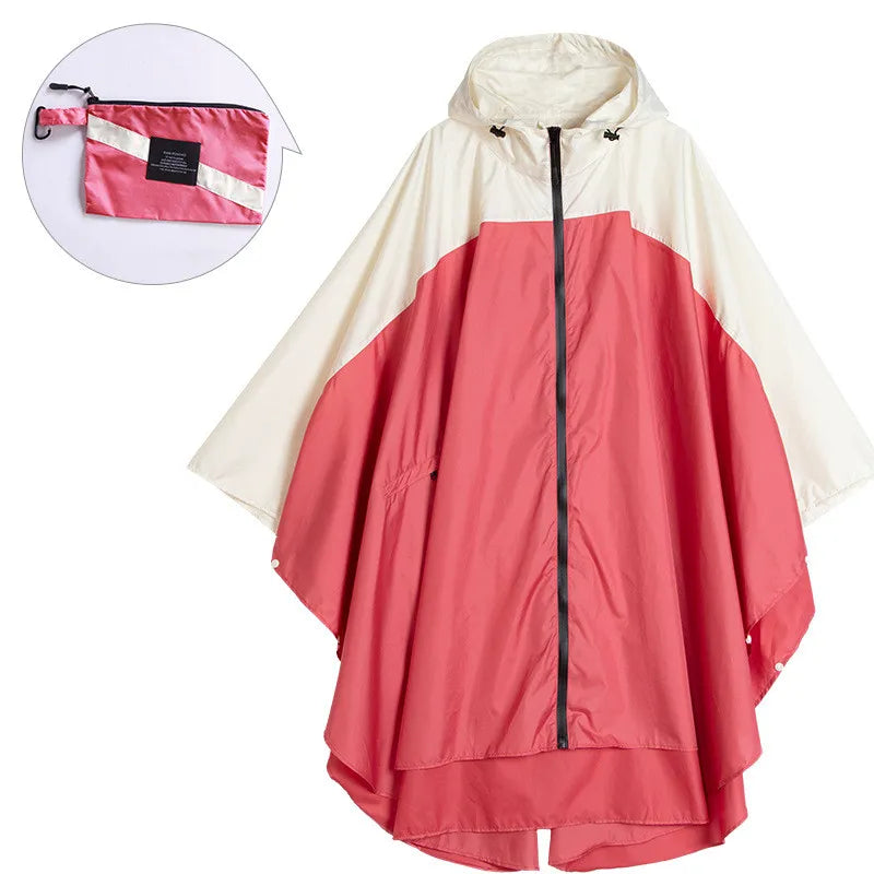 Krohn-e | Wasserdichter Unisex-Poncho mit Kapuze