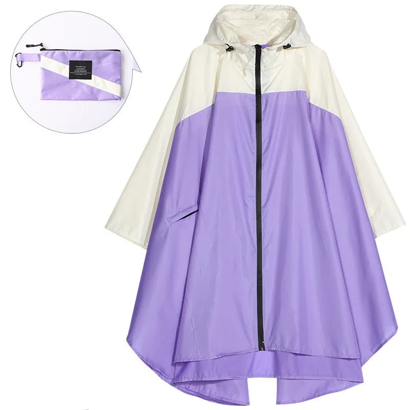 Krohn-e | Wasserdichter Unisex-Poncho mit Kapuze