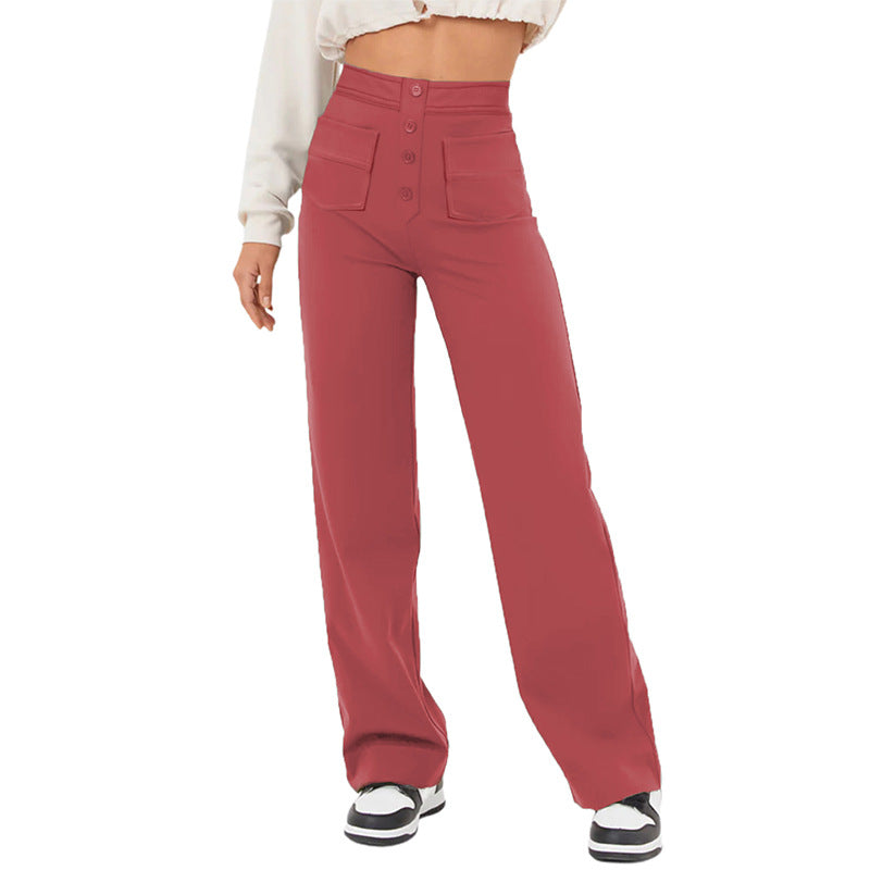 Nina Stretch-Hose mit hoher Taille