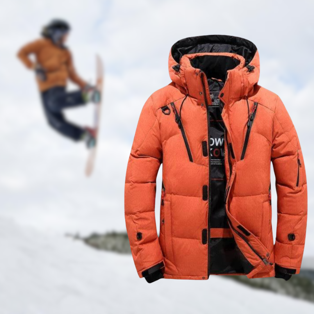Krohn-e | Parka Hochwertige Winterjacke für Herren mit Abnehmbarer Kapuze.