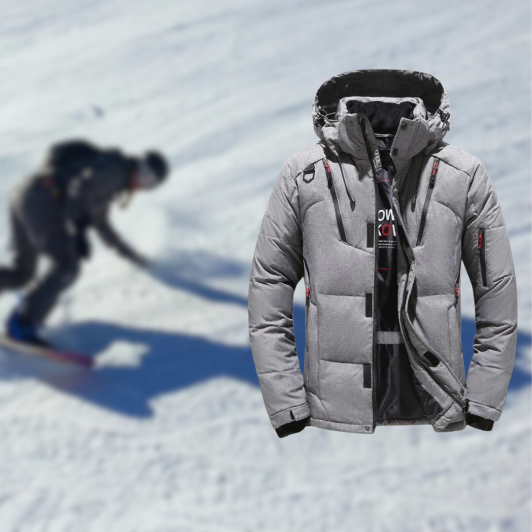 Krohn-e | Parka Hochwertige Winterjacke für Herren mit Abnehmbarer Kapuze.