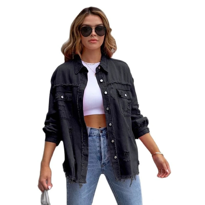 Krohn-e | Elegante und Lässige Jeansjacke