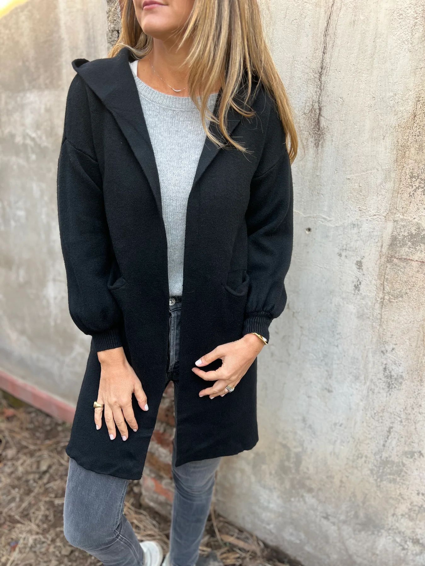 Krohn-e | Casual-Jacke mit Kapuze und Taschen