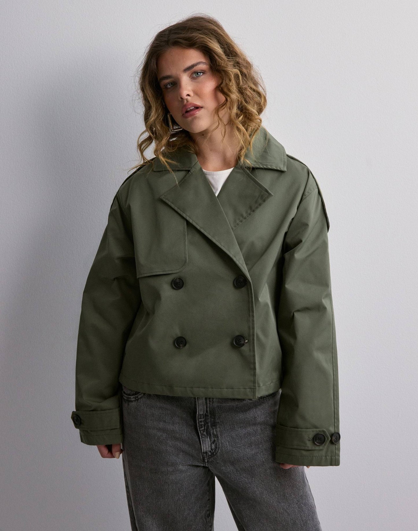 Beige Damen Trenchcoat von Poivira