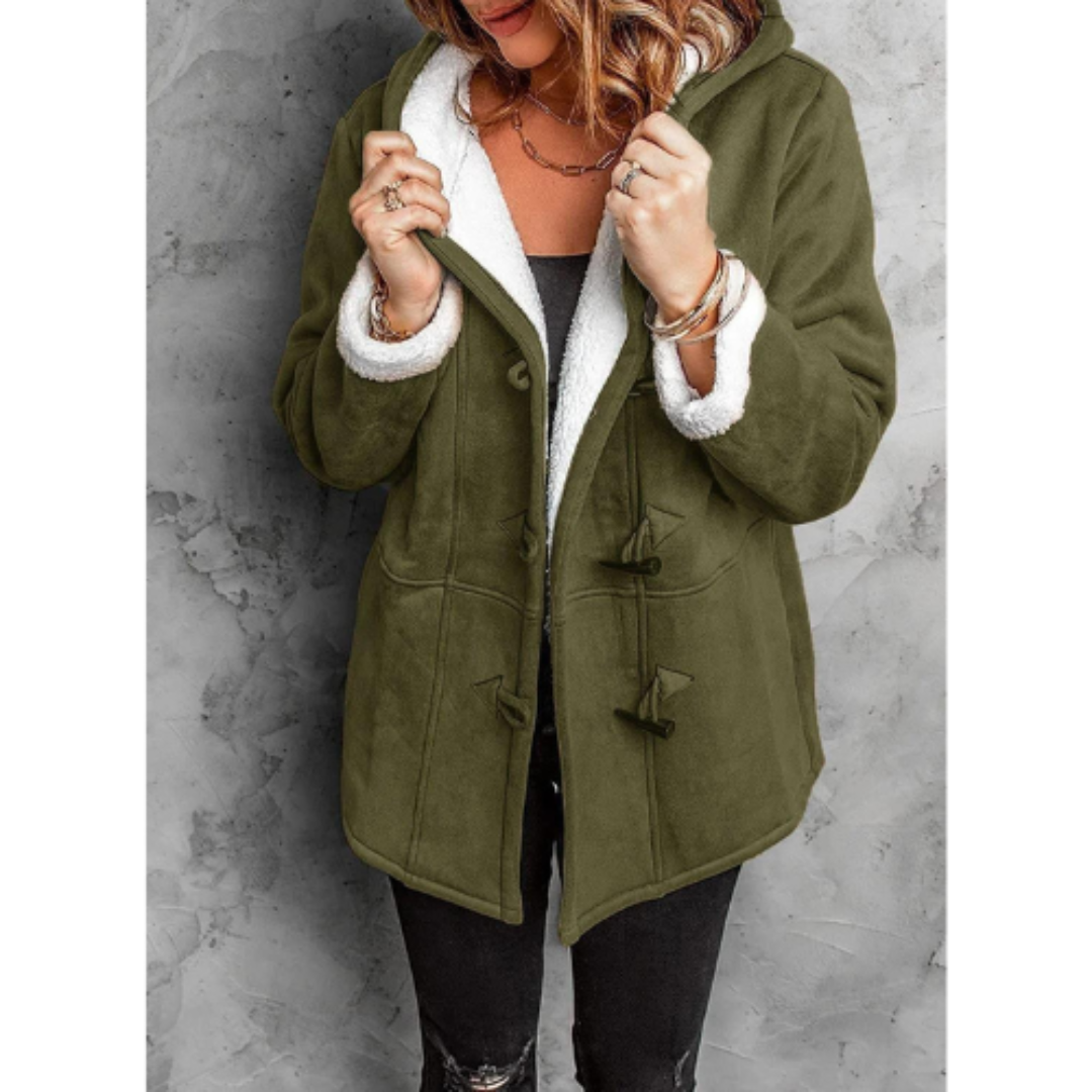 Krohn-e | Damen Warme Kapuze Jacke - Winter