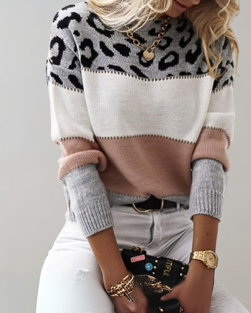Krohn-e | Leoparden Design Pullover