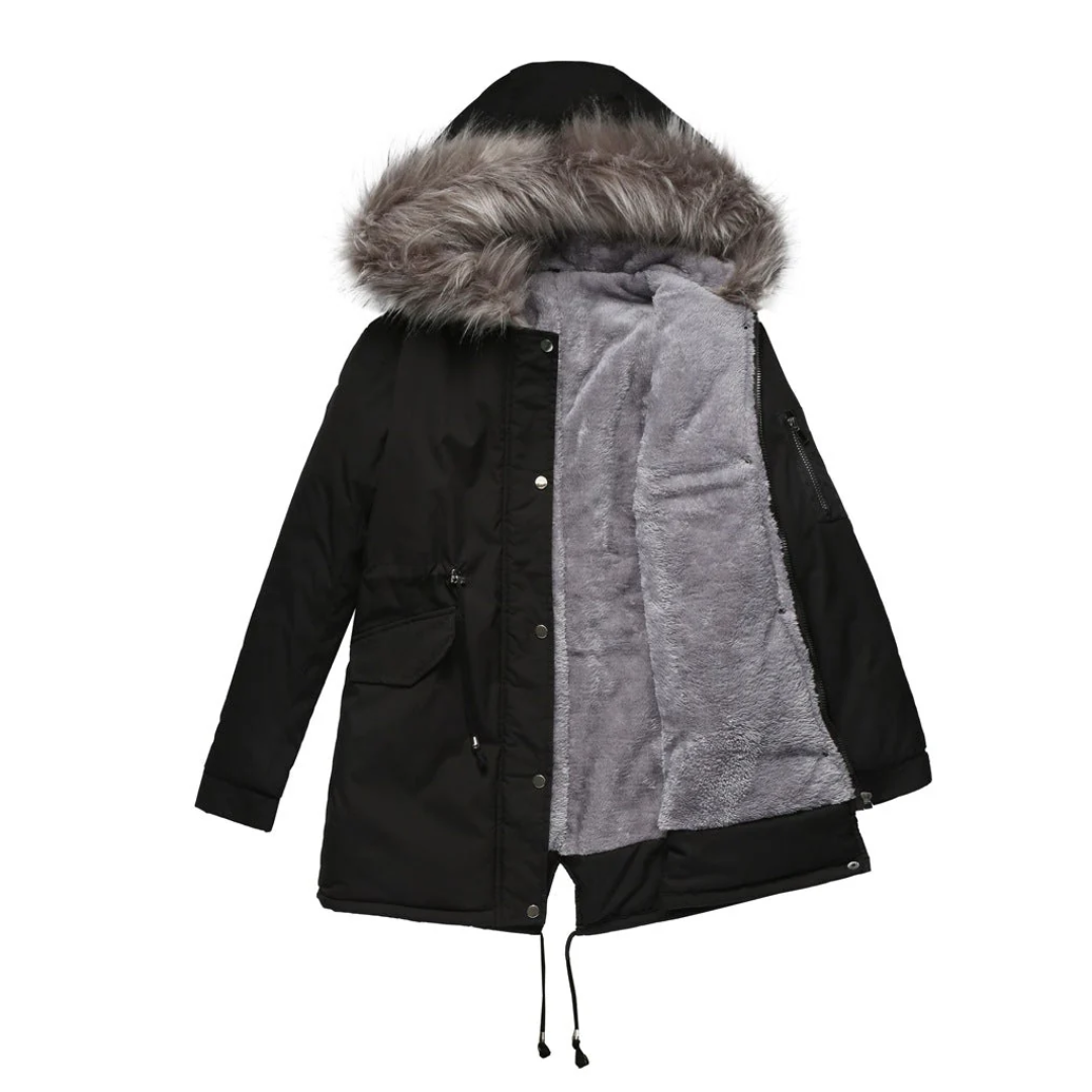 Krohn-e | Winter Parka Jacke Niederknöpfen