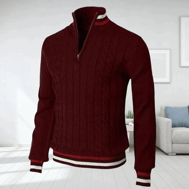 Naldo Rollkragenpullover mit Reißverschluss