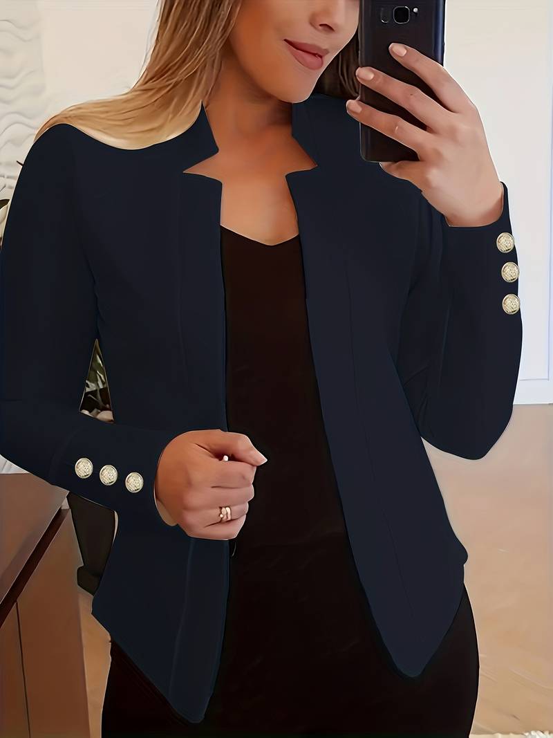 Krohn-e | Freizeit Damen Blazer Mit Knöpfen