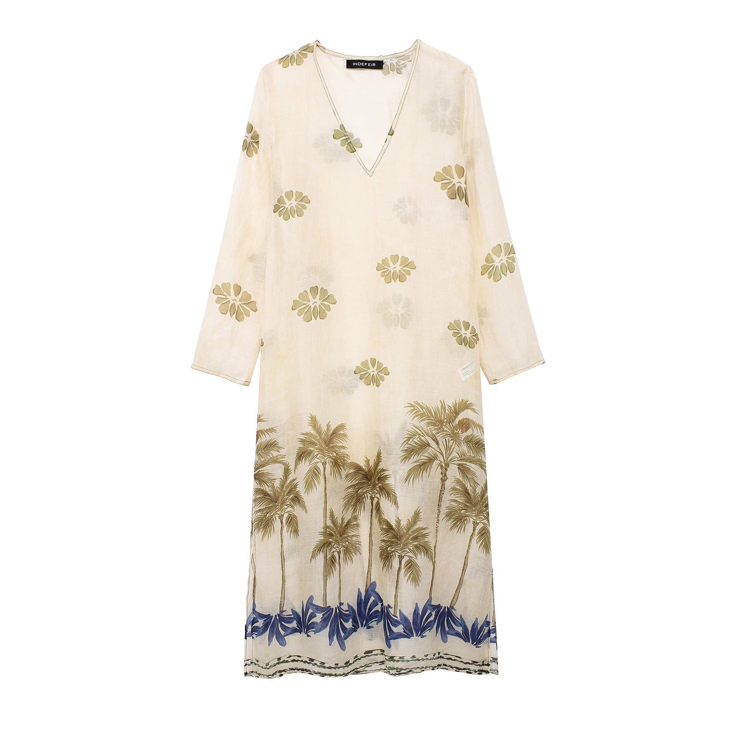 Langkleid mit Druck von Fudus