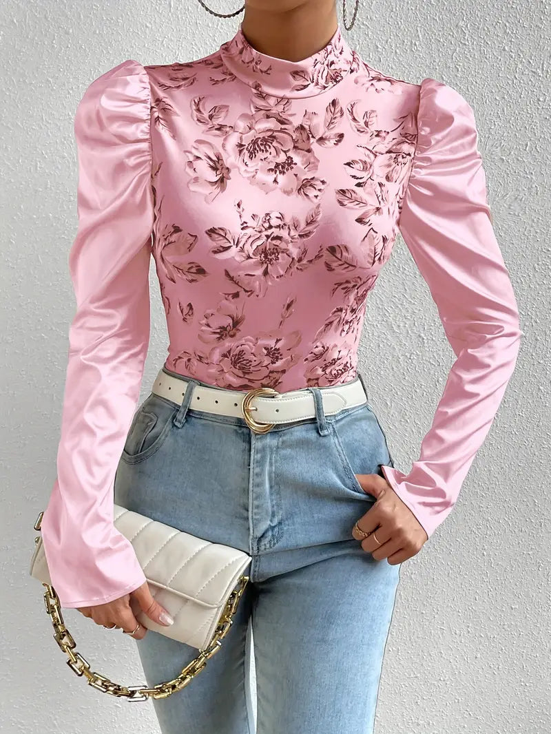 Fudus: Edles Blusentop mit Laternenärmeln