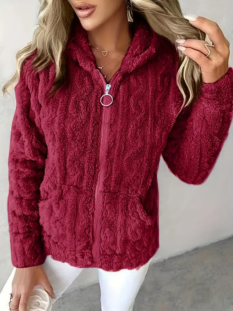 Krohn-e | Langarm Kapuzenpullover mit Reißverschluss