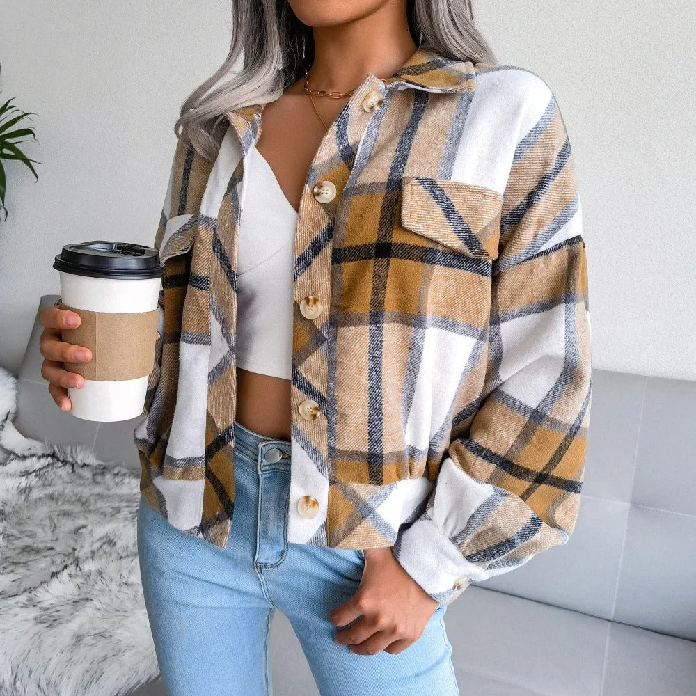 Sommerjacke für Damen im karierten Design – Cheryl