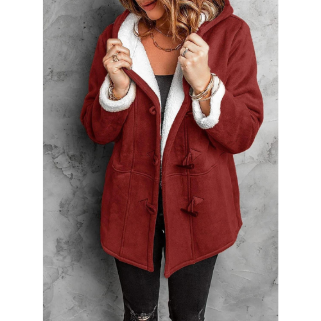 Krohn-e | Damen Warme Kapuze Jacke - Winter