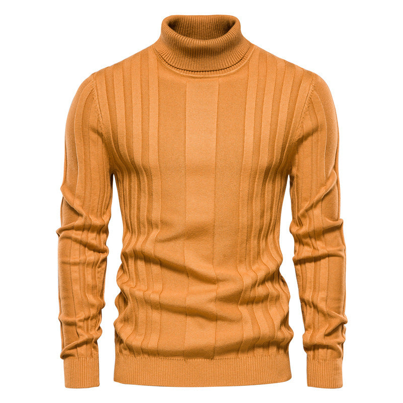 Herrenpullover mit elegantem Rollkragen