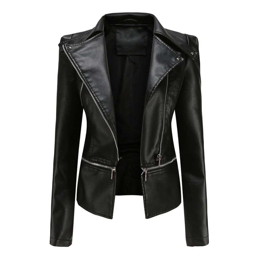 Krohn-e | Damen Robuste Bikerjacke