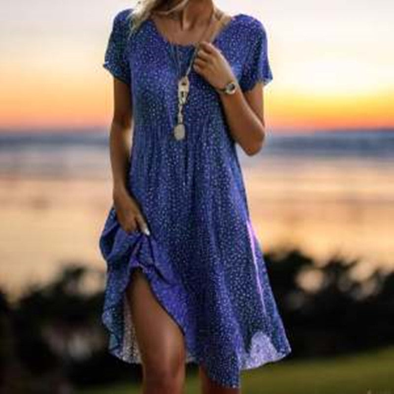 Ethno-Style Midikleid für Damen von Fudus