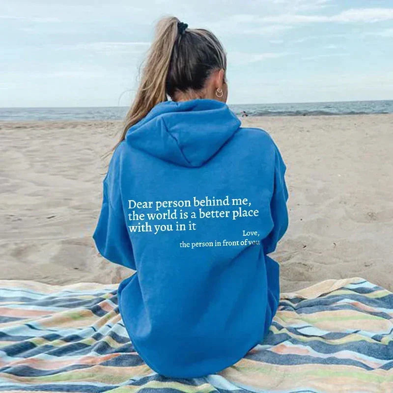 Locker geschnittener Fudus Kapuzenpullover