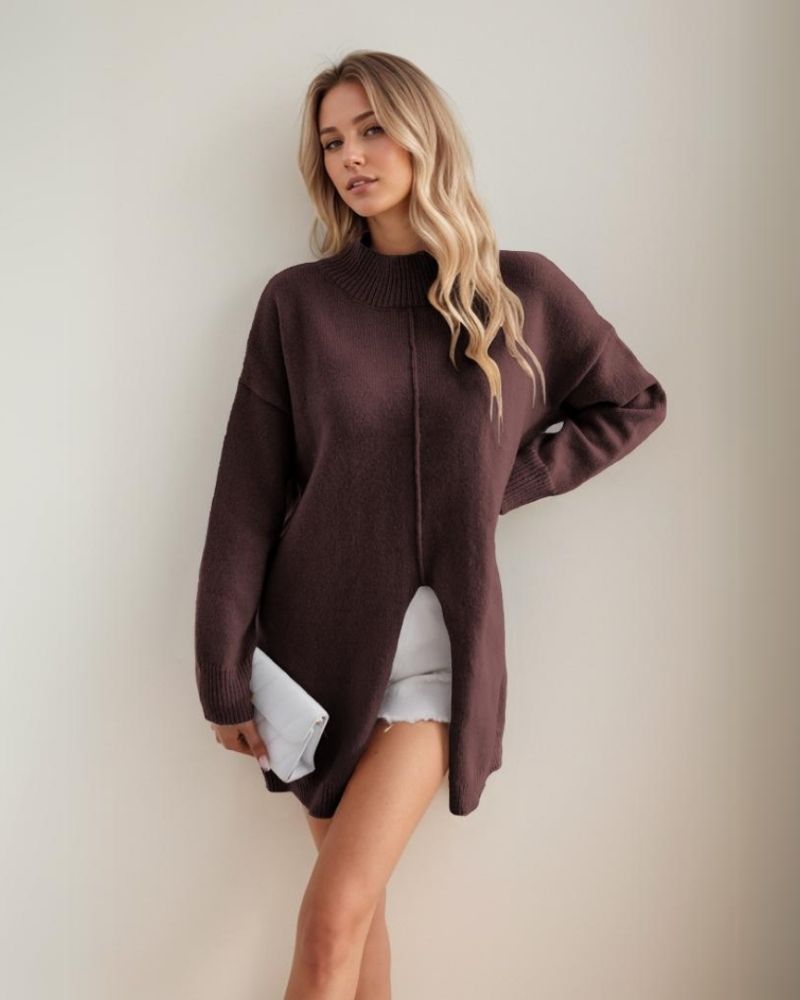 Krohn-e | Minimalistischer & Schicker Longline-Pullover