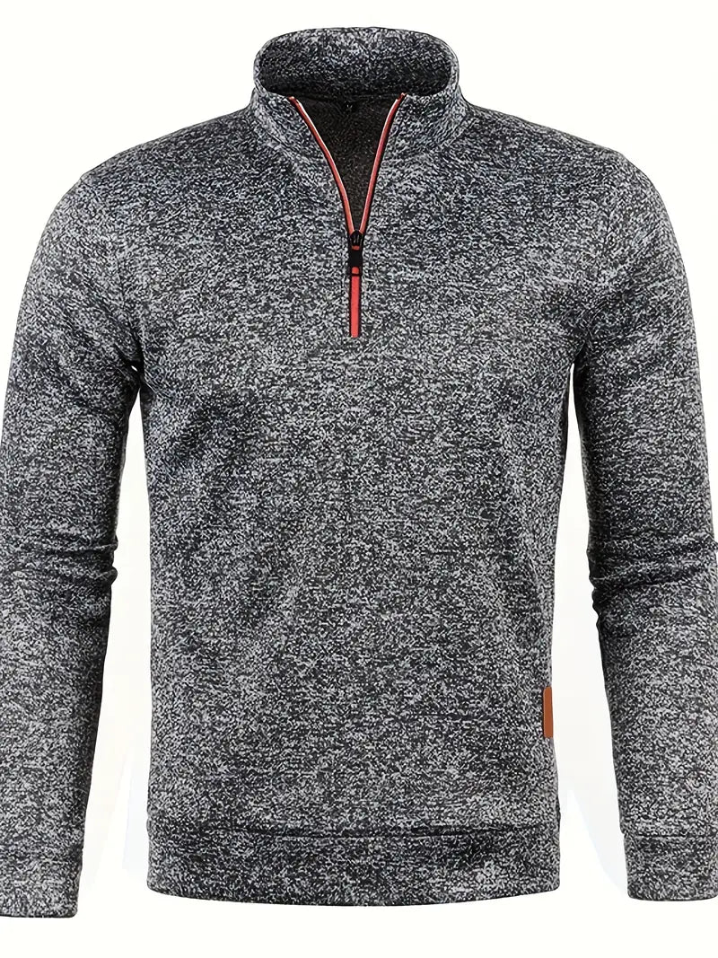 Nicolas™ Langarm-Fleece-Pullover