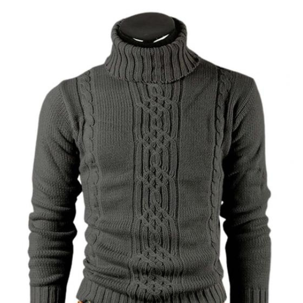 Krohn-e | Warmer Strickpullover mit Rollkragen