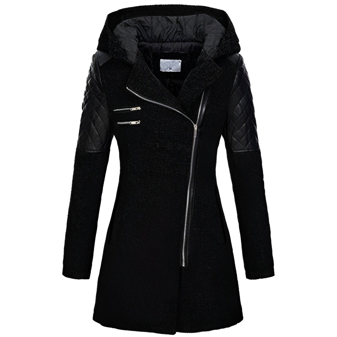 Teale: Gothic Wintercoat with Hood and Stylish Details