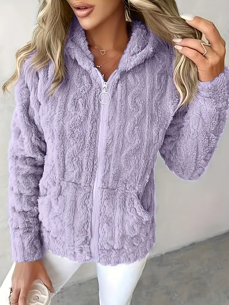 Krohn-e | Langarm Kapuzenpullover mit Reißverschluss